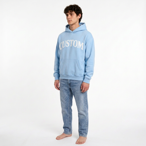 Sweat-shirt à capuche en polaire pour homme, style color block, streetwear décontracté, vente en gros, fournisseur d'usine de vêtements - Product Image 6