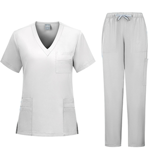 Nuevo Estilo de Uniformes Médicos para Mujer, Conjuntos de Uniformes de Enfermería Transpirables y Cómodos de Lona, Personalizables con Detección de Agujas - Product Image 5