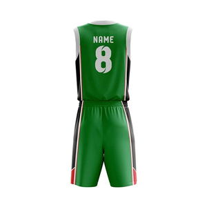 Uniformes de baloncesto personalizados para hombre, 100% poliéster, sublimados, con diseño de tela Tackle Twill, color rojo, para universitarios y jóvenes. - Product Image 6