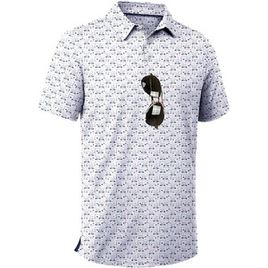 Camisetas de Polo de Golf para Hombre de Secado Rápido, con Logotipo Personalizado, de Poliéster y Algodón, que Absorben la Humedad - Product Image 1