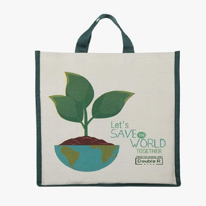 Natural Cotton Canvas Market Tote <b>Bag</b> Durable Reusable Carry <b>Bag</b> with <b>Long</b> Handles for Grocery Office Beach and Shopping - Product Image 1