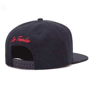 Wholesale Custom Embroidered Logo Snapback Hat Adjustable Casual Classic <b>Plain</b> Street Style Unisex Cotton Snapback <b>Cap</b> For Adult - Product Image 6