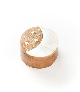 Caja de Joyería Artesanal India Personalizada con Incrustaciones de Hueso, Concha y Madera, Decorativa con Resina y Cuadrados de Incrustaciones para Sala de Estar - Product Image 6