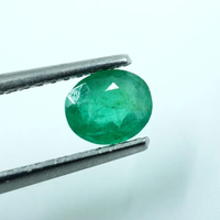 HAYAAT GEMS Pierre précieuse émeraude verte naturelle certifiée, taille ovale facettée (0,35 ct 5x4,5x3 mm) pour la fabrication de bijoux, modèle N-167