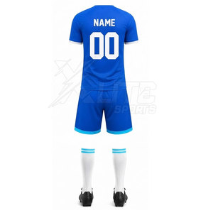 Camiseta Deportiva de Manga Corta para Adultos, Tallas Grandes, Conjunto de Entrenamiento de Fútbol, Pantalones Cortos a Juego, Práctica de Equipo, Fitness, Juegos de Fútbol - Product Image 4