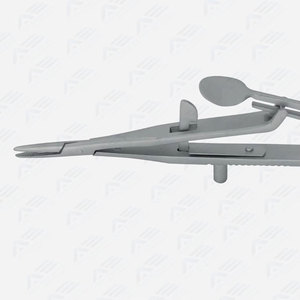 Portaagujas Oftálmico Recto de 14 cm, Portaagujas Kalt de Acero Inoxidable de Alta Calidad, Pinzas Rectas - Product Image 3