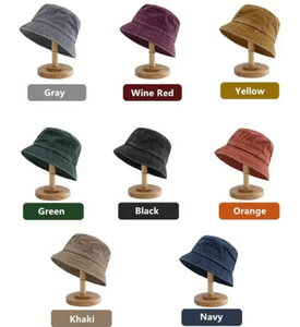 Chapeau Bob Décontracté en Coton Personnalisé avec Logo Brodé sur le Panneau Avant, Protection Solaire, Unisexe, pour Voyage et Plage, Prix Bas - Product Image 5