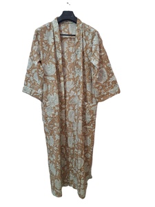 Robe décontractée une pièce en coton à fleurs de haute qualité pour femmes Vêtements d'été numériques respirants écologiques Service OEM disponible - Product Image 5