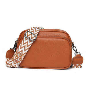 Green Leather <b>Backpack</b> Embossed Design Front Pocket Adjustable Straps 80g Fabric <b>Weight</b> Plain Dyed Customize Brand - Product Image 3