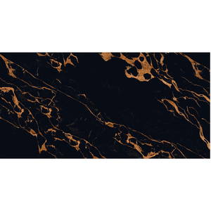 Glossy Black Marble with White Veins Kitchen Countertops Design Book Match Black Marble <b>Sheet</b> for Wall & Flooring <b>Tiles</b> - Product Image 6