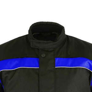 <b>Men's</b> High Street <b>Canvas</b> Motorcycle Protective Armor <b>Jacket</b> with Front Logo Eco-Friendly Breathable Riding Gear - Product Image 2