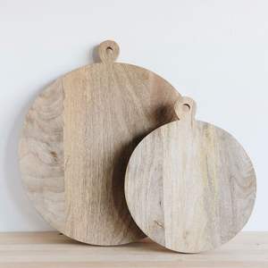 Tabla de cortar de madera de primera calidad para la preparación de alimentos en la cocina, para cortar verduras, frutas, carne y pan. - Product Image 1