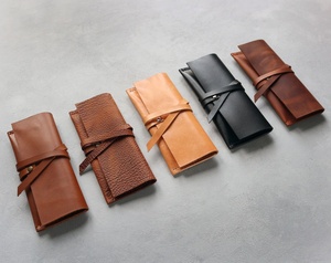 Crunch Da kính cuộn Kính mắt trường hợp Buff ẩn da chủ quang học biểu tượng tùy chỉnh phong cách cổ điển da Kính mát chủ - Product Image 2