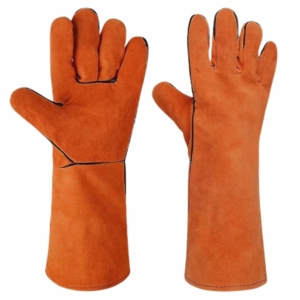 ถุงมือหนังวัวแท้คุณภาพพรีเมียม ทนทาน สำหรับงานหนัก ป้องกันความร้อน เหมาะสำหรับช่างเชื่อม - Product Image 2