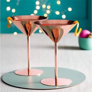 Copa de vino de acero inoxidable dorado de lujo, copa de metal, flauta de champán, vaso irrompible para bodas, fiestas, hoteles y bares. - Product Image 4