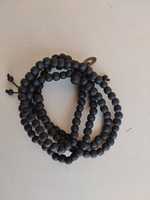 Collier Mala en cristal fait main, noué à la main, écologique, religieux, 9 perles, pour le yoga et la prière