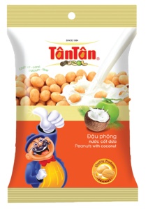 Tan Tan OEM en vrac Cacahuètes enrobées de lait de coco Collation saine avec texture dure et goût salé Traitement frit Marque privée - Product Image 4