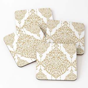 Posavasos de diseño famoso con tablero de MDF, impresión de adhesivo esmaltado, juego de 4 posavasos para té a un precio muy asequible. - Product Image 3