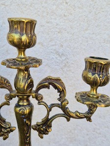 Elegant Fancy <b>Brass</b> Candelabra Home Decoration Durable Candle <b>Holder</b> At Best Price - Product Image 5