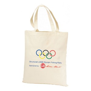 Eco Friendly Striped Cotton <b>Canvas</b> <b>Tote</b> Bag Large Capacity Reusable Shopping Bag with Rope Handle Custom Printed Logo Recycled - Product Image 1