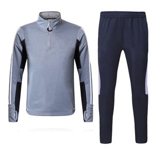 Conjunto Deportivo para Hombre en Gris Marino, Sudadera con Cierre de Cremallera y Cuello Alto, Pantalones Jogger, Ropa Deportiva para Correr, Conjunto de Dos Piezas - Product Image 1