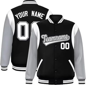 Custom baseball jacket Personalized stitched jacket Men's youth baseball jacket Stitched tex windbreaker - Product Image 1