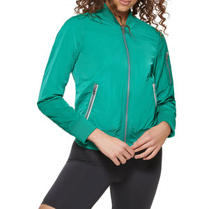 Blouson Bomber Léger en Gros pour Femme – Fournisseur d'Usine – Blouson Bomber Basique Tendance à Fermeture Éclair sur le Devant pour Femme en Gros - Product Image 2