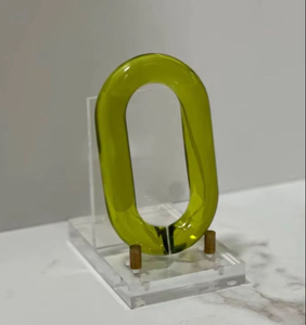 Adornos de pared personalizados hechos a mano con cadena entrelazada, decoración para el hogar, artículo de resina, cadena acrílica adorable para decoración de habitaciones, venta al por mayor. - Product Image 3