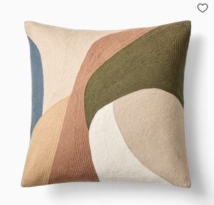 Luxury Wool Cushion Cover Kashmiri Embroidery Handmade Chain <b>Stitch</b> Geometric Vintage Design Hot Decorative <b>Throw</b> Pillows - Product Image 1