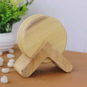 Posavasos de Madera Ecológicos de Alta Calidad con Soporte, Diseño Personalizado, Más Vendidos para Uso en el Hogar y Restaurantes - Product Image 4