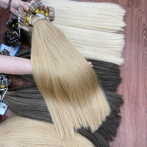 Nouveau produit paquets de cheveux bruts ruban dans les cheveux Super Double dessiné cuticule cheveux alignés prêt à expédier - Product Image 3