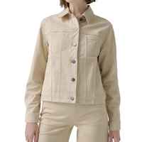 Veste en jean pour femme, très vendue, teinte, écologique, réversible, 100% coton, logo personnalisé, haute qualité, lavage régulier