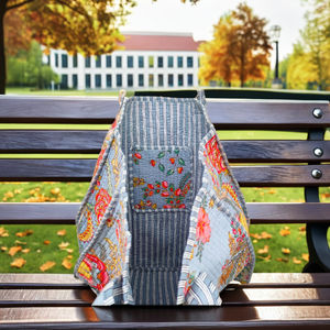 Sac fourre-tout en coton matelassé femmes grande capacité Logo imprimé personnalisé tissu Ins sac à bandoulière pour les étudiants du collège - Product Image 3
