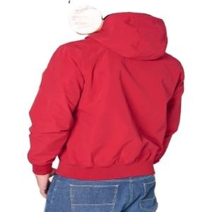 Veste à capuche de couleur unie pour hommes, grande taille, avec col en tricot plat, manteau d'hiver décontracté pour adolescents, vêtements d'extérieur chauds et à la mode - Product Image 6