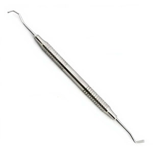 Ligature dentaire Tucker à double extrémité, manche creux, pour l'insertion de fils orthodontiques, en acier inoxydable allemand, instrument manuel - Product Image 2
