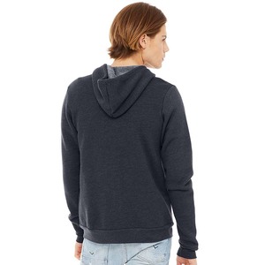 Sweat-shirts à capuche avec cordon de serrage et fermeture éclair 100% coton blanc, vêtements de sport, hiver, haute qualité, broderie personnalisée, logo personnalisé, sweat-shirt pour homme - Product Image 2