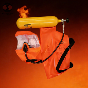 Appareil respiratoire d'évacuation d'urgence EEBD 15 minutes, pression positive 21 MPa, <span class=keywords><strong>pour</strong></span> la marine, les opérations offshore et les secours incendie - Product Image 2