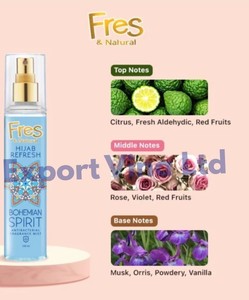 Wholesale Fres & Natural Spray Hijab Refresh Bohemian <b>Spirit</b> 100 ml BodyMist from Wingscare - Product Image 2