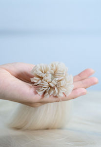 The Best Wholesale 100% Raw Vietnamese Virgin Remy Hair Flat Tip <b>Extensions</b> Blond Colors - Product Image 2