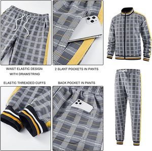 Conjunto Deportivo de Alta Gama para Hombre, Estilo Urbano, Invernal, Grueso, Informal, de Dos Piezas, para Clima Frío - Product Image 5