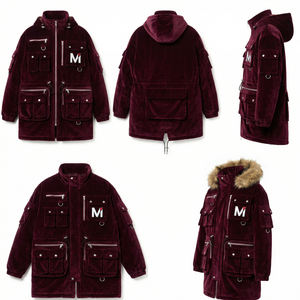 Veste bomber camouflage streetwear haut de gamme pour homme, multi-poches, style tactique outdoor, MALUZA INDUSTRIES - Product Image 6