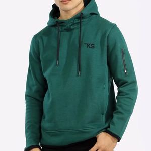Hoodies basiques légers en promotion, doublure intérieure en coton doux, avec capuche réglable et manches côtelées - Product Image 3