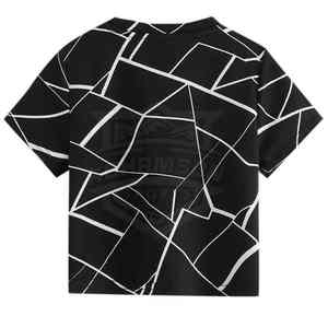 Top Corto para Mujer, Mezcla de Algodón y Poliéster, Manga Corta, Corte Regular, Secado Rápido, Transpirable, Ropa Deportiva Informal - Product Image 4