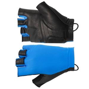 Gants de cyclisme d'été demi-doigts en maille rembourrés, respirants, antidérapants, absorbant les chocs, anti-UV, unisexe, avec fermeture auto-agrippante - Product Image 4