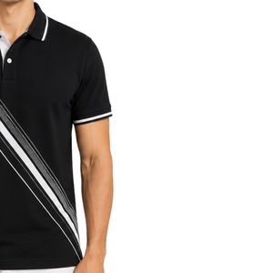 Camiseta Polo Personalizada en Blanco y Negro para Hombre, Manga Corta, Informal, para Golf, OEM, Marca Privada, Transpirable, Uniforme, Venta al Por Mayor - Product Image 4