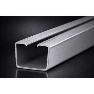 Matériel de porte coulissante à cadre structurel en C/U, installation facile, design moderne, durable, antirouille, finition lisse, faible bruit - Product Image 1