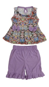 ชุดเดรสผ้าเจอร์ซีย์พิมพ์ลายดอกไม้ลำลองสำหรับเด็กผู้หญิงชุดคอออกแบบใหม่สำหรับฤดูหนาวฤดูใบไม้ผลิฤดูร้อนมีกระดุม - Product Image 2