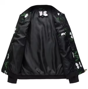 Blouson Bomber Personnalisé, Blouson Bomber Sublimé, Blousons Unisexe Sublimés pour Hommes, Blouson Bomber Imprimé par Sublimation - Product Image 4