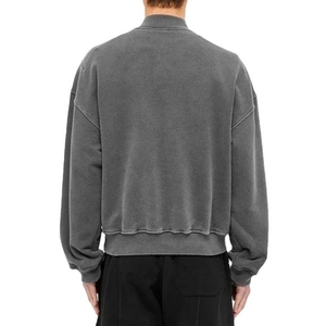 เสื้อสเวตเชิ้ตผู้ชายแบบซิป ¼ ตัว จากโรงงานโดยตรง สวมใส่สบาย แขนยาว ผลิตจากผ้าเทอร์รี่รักษ์โลก รับสกรีนโลโก้ สำหรับฤดูหนาว - Product Image 2