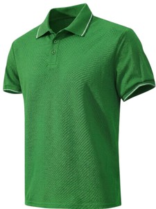 เสื้อเชิ้ตแขนสั้นผู้ชายสำหรับฤดูร้อน ผ้าถักโพลีเอสเตอร์ 100% ระบายอากาศได้ดี สวมใส่สบาย บริการ OEM ขายส่ง - Product Image 1